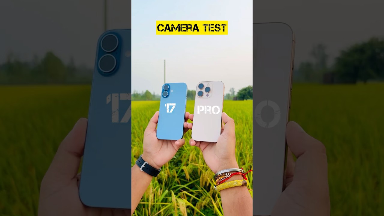 iPhone 17 vs iPhone 16 pro camera test 🔥