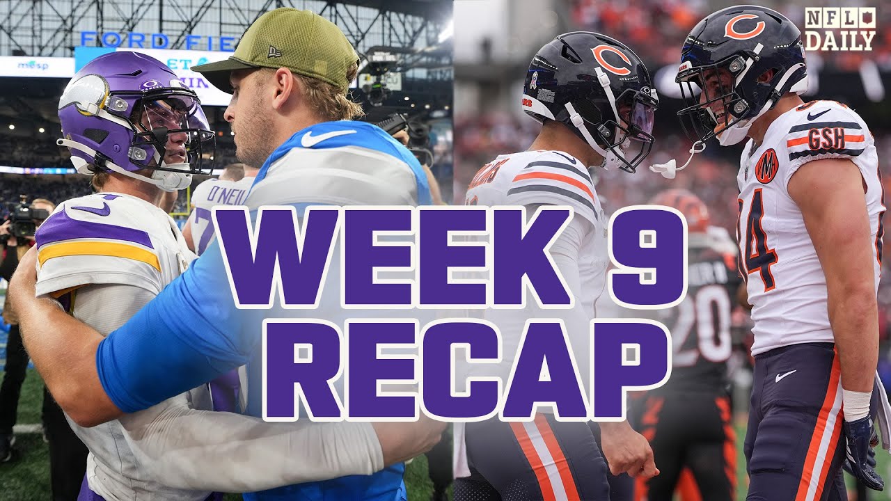 2025 NFL Week 9 Highlights: Allen vs. Mahomes, NFC North Shakeup & Seahawks' Dominance 🏈