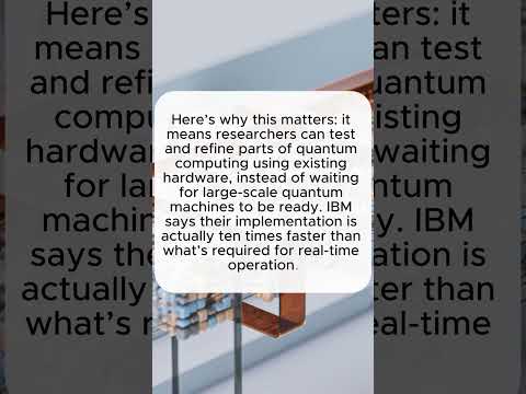 IBM Just BROKE the Code on Making QUANTUM Tech Work on AMD