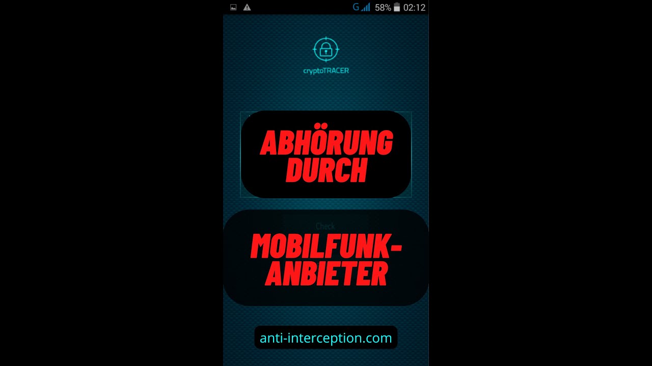 cryptoTRACER: Schutz vor Abhörschnittstellen 📱