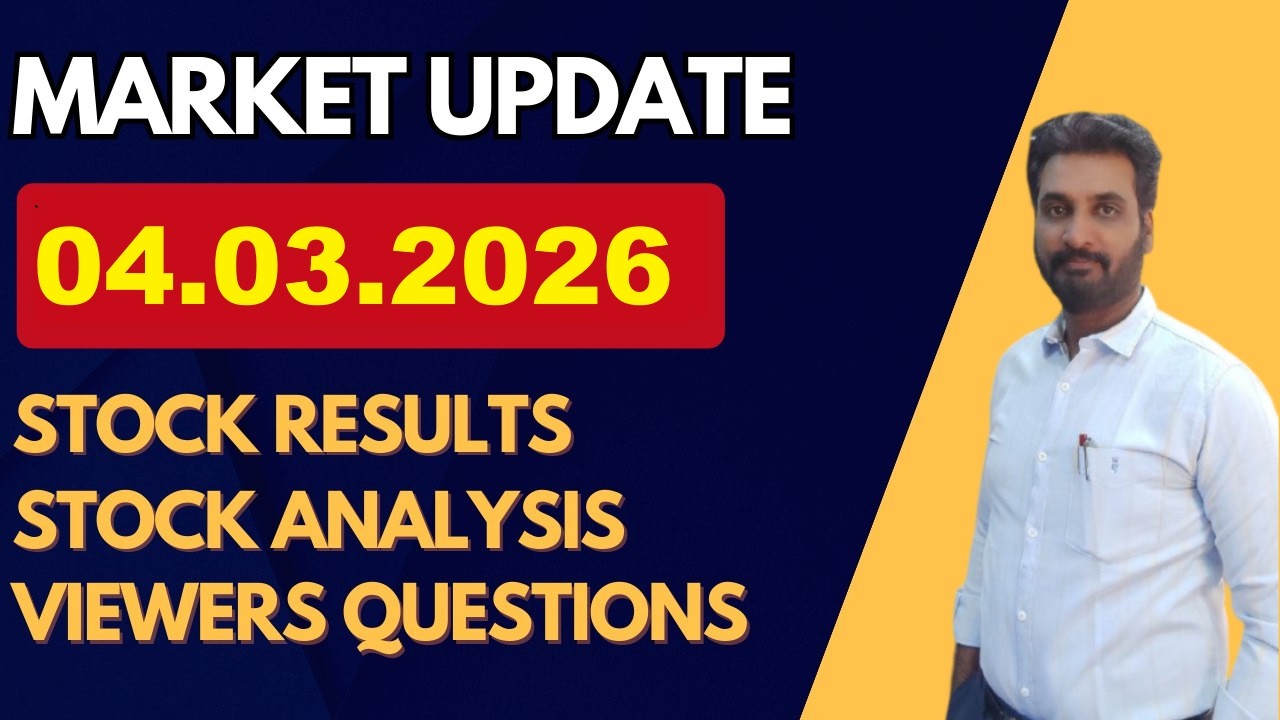 Share Market Update 04.03.2026 📈 | Stock Analysis & Results