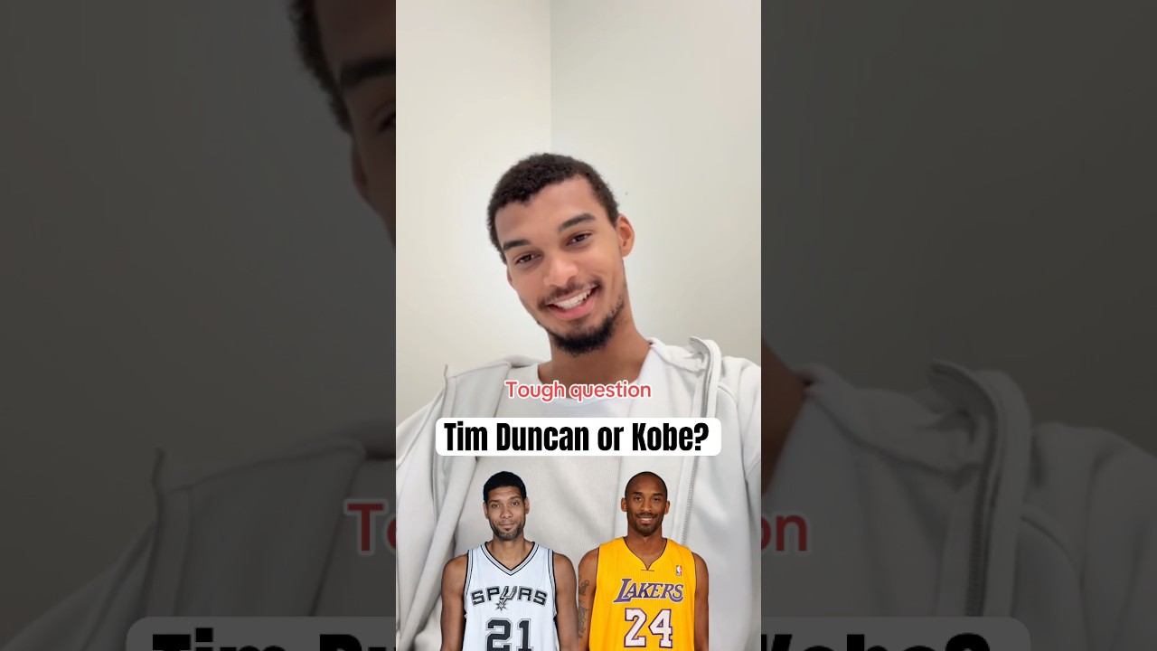 Wemby picks between Kobe & Duncan π€