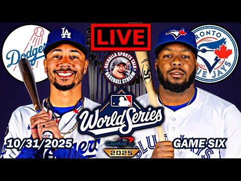 Los Angeles Dodgers vs Toronto Blue Jays World Series Game 6 MLB Play By Play LIVE STREAM in 3D.