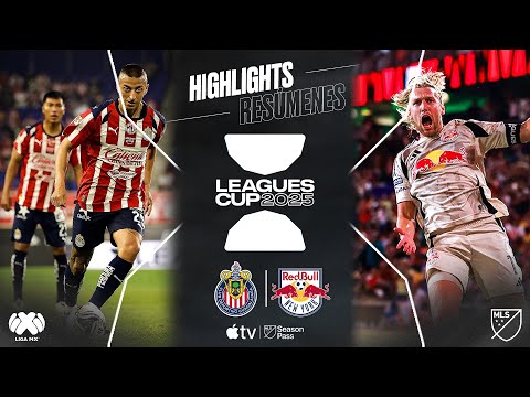 Chivas de Guadalajara vs. New York Red Bulls | Leagues Cup | Emil Forsberg Stoppage Time Goal!