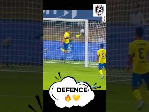 DEFENCE 💛🔥 #kbfc #keralablasters #kerala #shorts