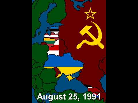 Chronology of the collapse of the USSR #Shorts