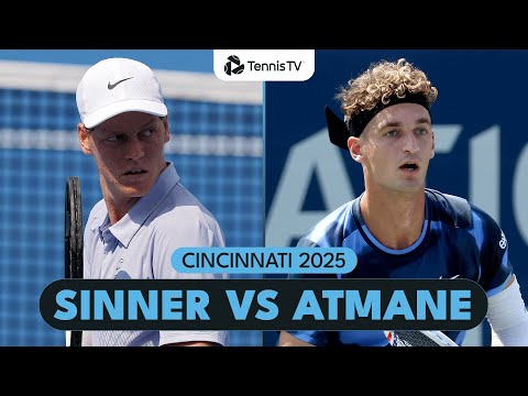Jannik Sinner vs Terence Atmane | Cincinnati 2025 Highlights