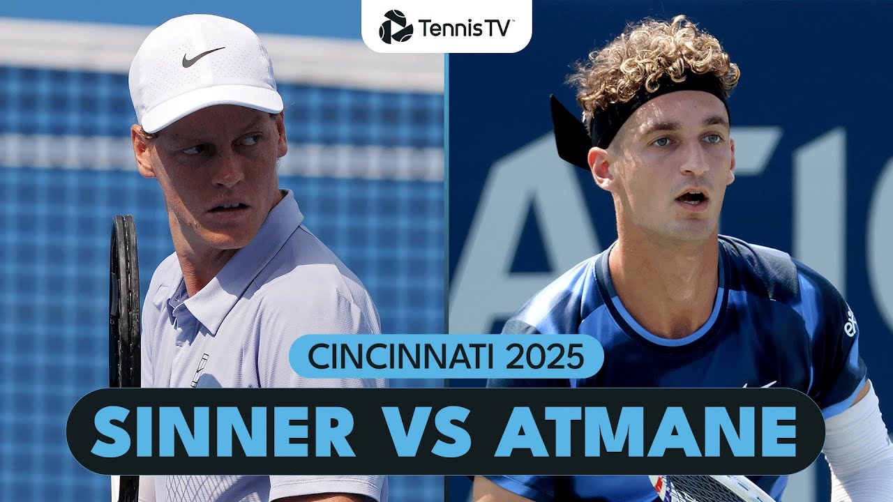 Jannik Sinner vs Terence Atmane | Cincinnati 2025 Highlights 🎾