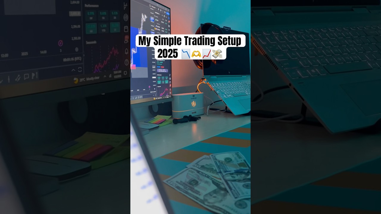 My Simple Home Trading Setup 2025 💻📺📱