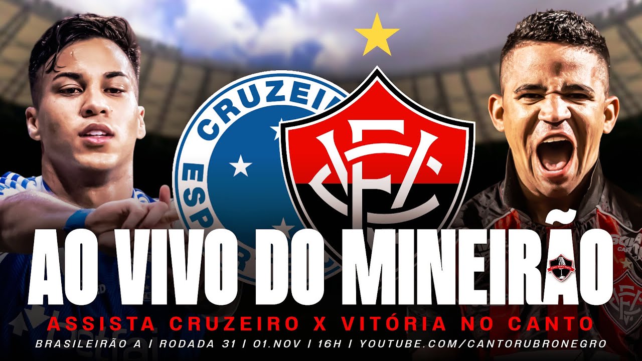🚨 CRUZEIRO X VITÓRIA AO VIVO I CAMPEONATO BRASILEIRO SÉRIE A 2025 (DIRETO DO MINEIRÃO)