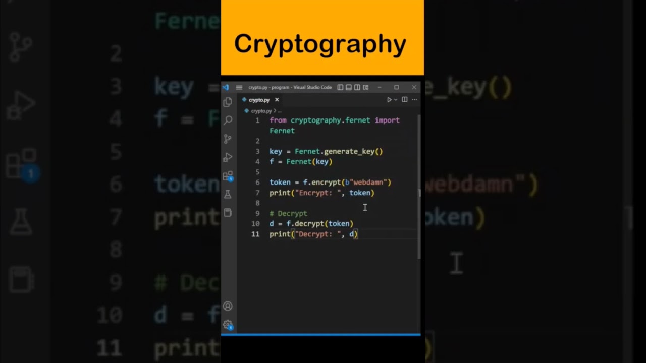 Master Cryptography with Python: Encrypt & Protect Your Data 🔐