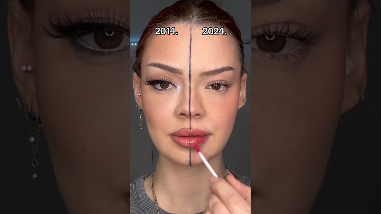 2014. Makeup Trends: 2014 vs. 2024 🤍