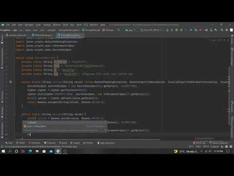 How to Encrypt and Decrypt Text in Android Studio