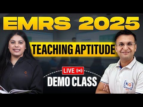 🧩 Models of Teaching Simplified / EMRS–2025 Teaching Aptitude / KnowledgeGate Live 4:00 PM
