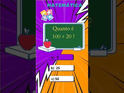 Quiz de Matemática 🧮🧮 Teste seus conhecimentos ✅️ #quiz #matematica #enem #teste