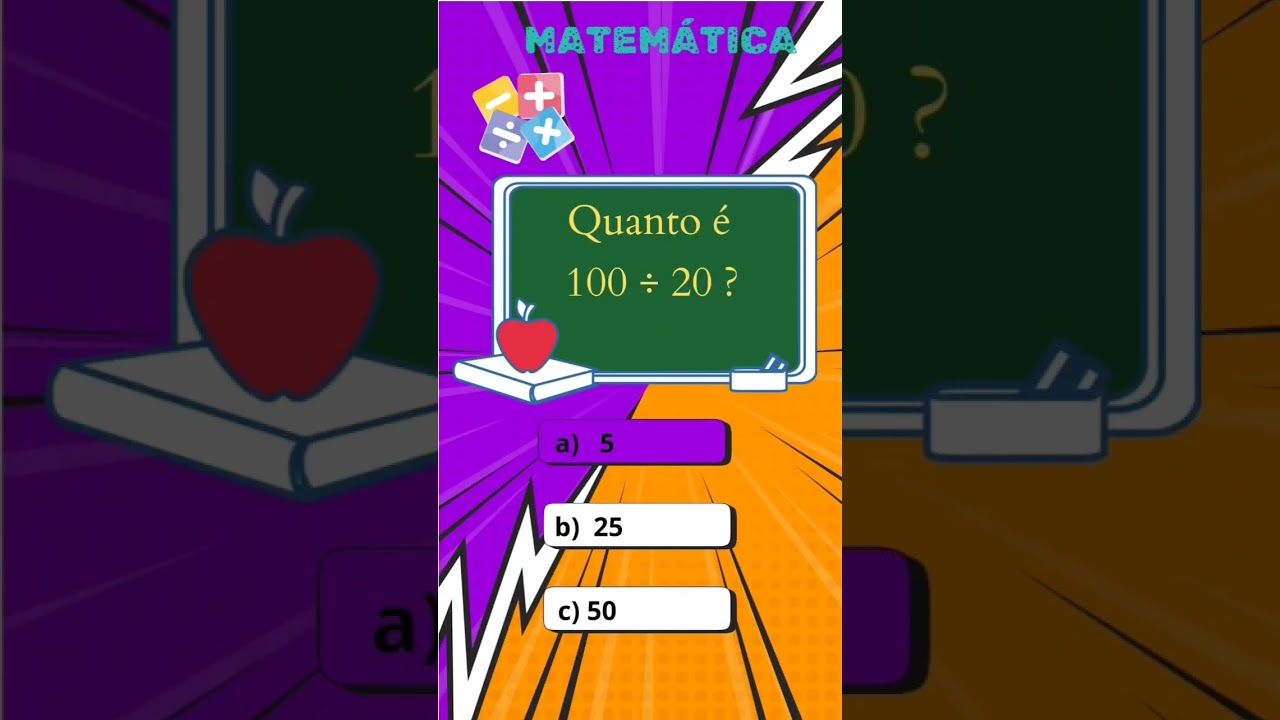 Desafie suas habilidades em Matemática! 🧮 Faça o Quiz Agora