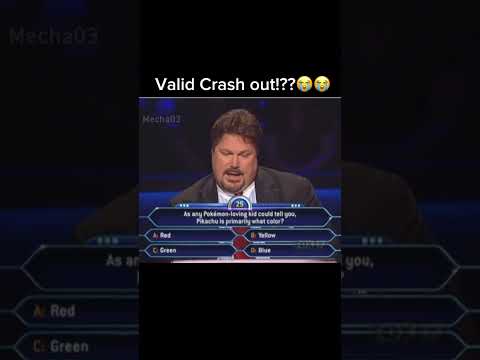 Valid Crashout???💀 #shorts #memes #whowantstobeamillionaire