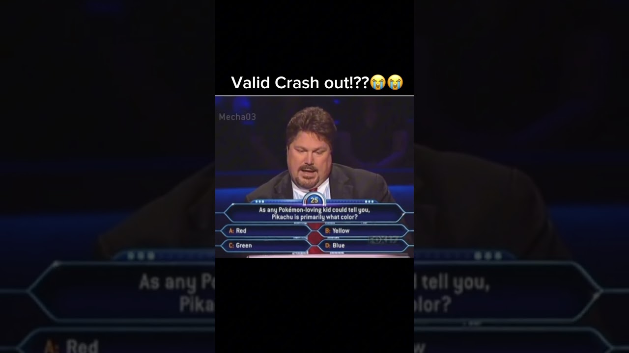 Valid Crashout???๐ #shorts #memes #whowantstobeamillionaire