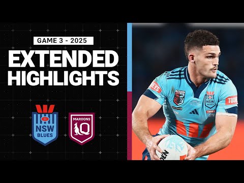 2025 State of Origin | Extended Highlights | Blues v Maroons | Game 3