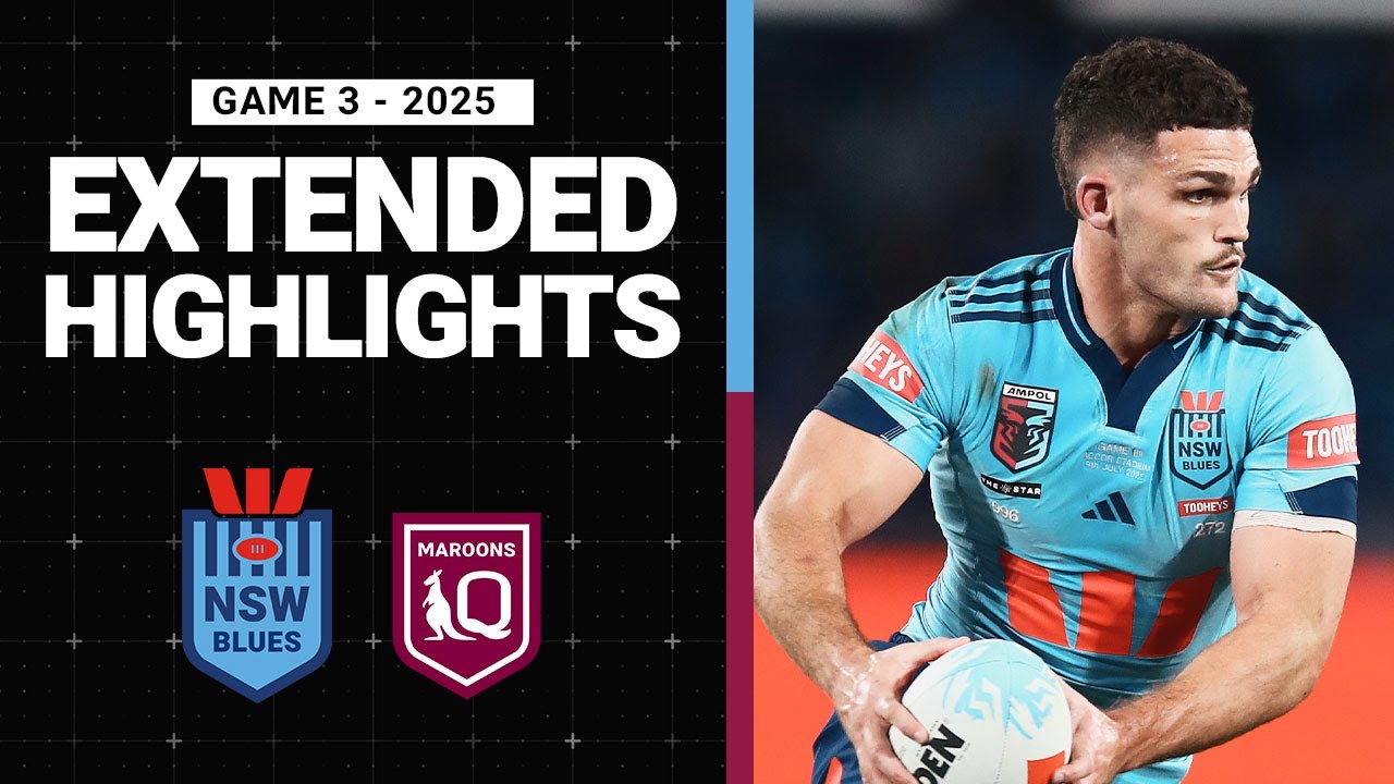 2025 State of Origin Game 3 Highlights | Blues vs Maroons π