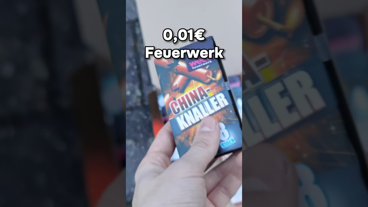 0,01€ Feuerwerk bis ...€ Feuerwerk🔥🧨  #silvester #feuerwerk