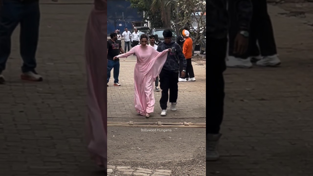 Ankita Lokhande's Quick Save from Fall 🎬