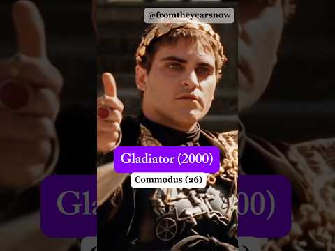 Cast: Then and Now - Gladiator (2000) - #thenandnow #beforeandafter #gladiator