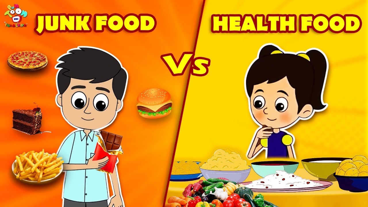 Junk Food vs Healthy Food | Mom's Lesson ๐