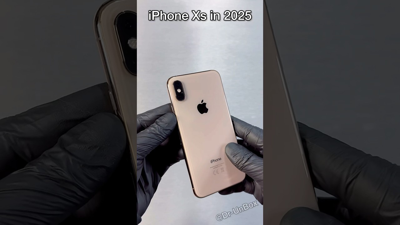 iPhone XS in 2025 with iOS 18!✨ Stunning Gold Stainless Steel Edition