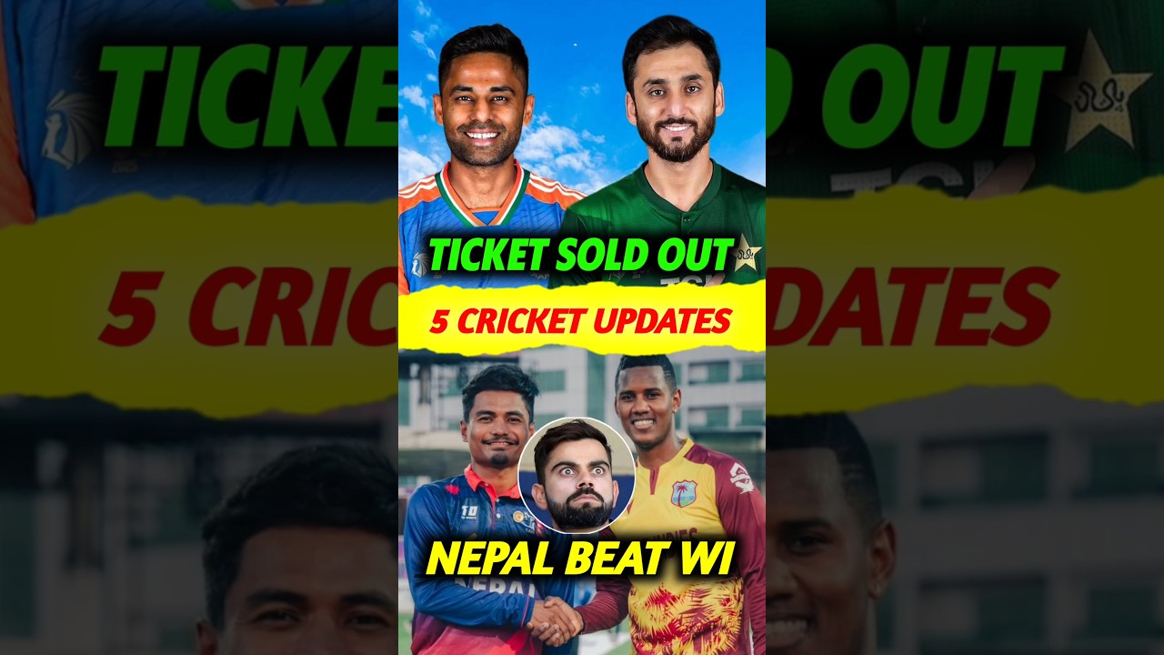 Last Chance! Final Tickets Sold Out for Cricket Matches 🎟️