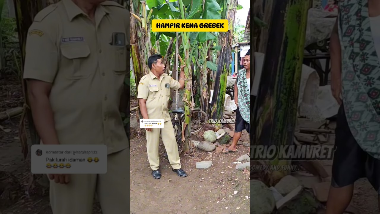 Pak Lurah Hampir Tertangkap saat Grebek 😂