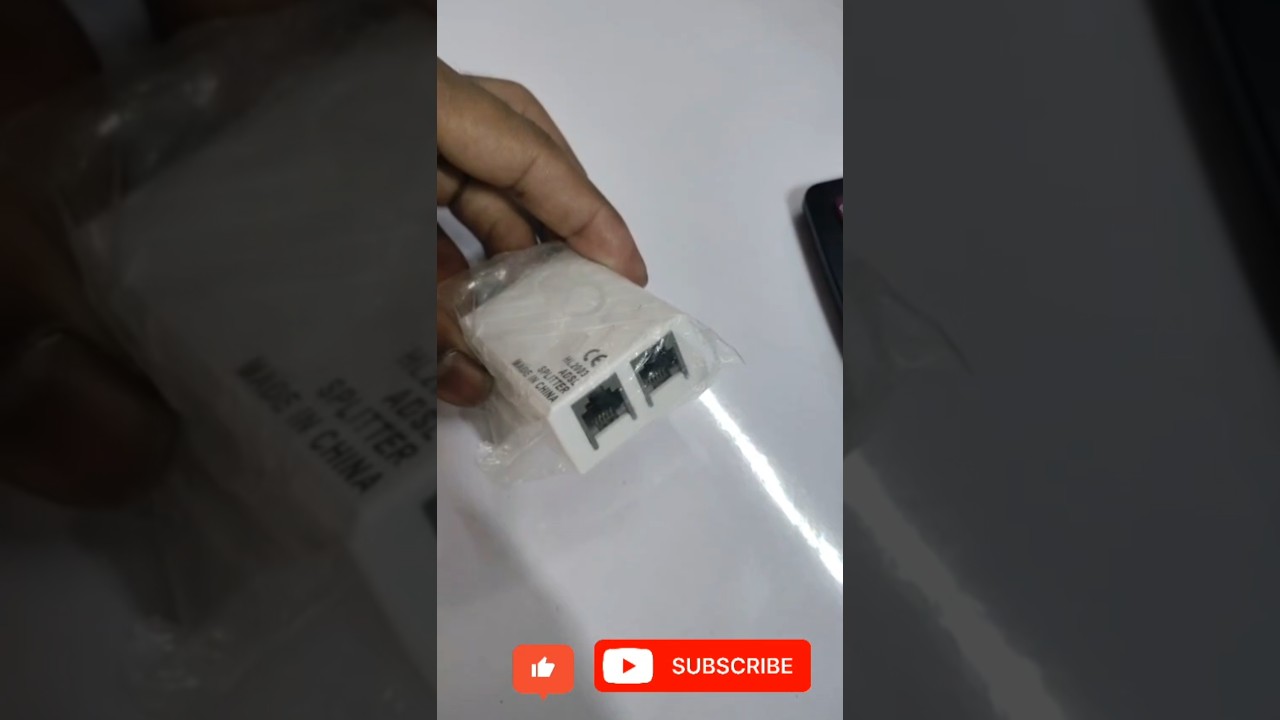ADSL Splitter in 30 Seconds 🔌 | Easy Internet Setup