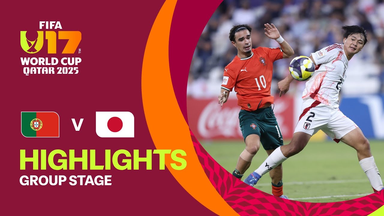 Portugal vs Japan Highlights | FIFA U-17 WC Qatar 2025