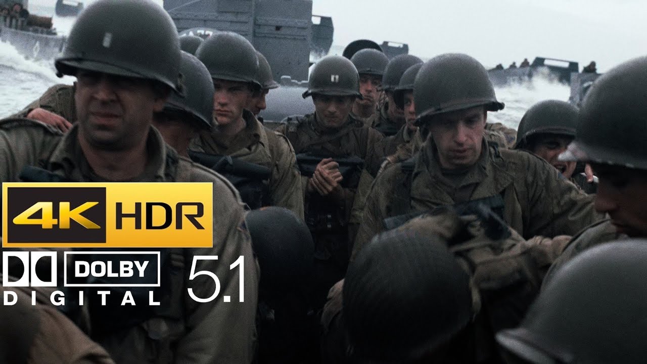 Saving Private Ryan: Omaha Beach HDR 4K 🎬