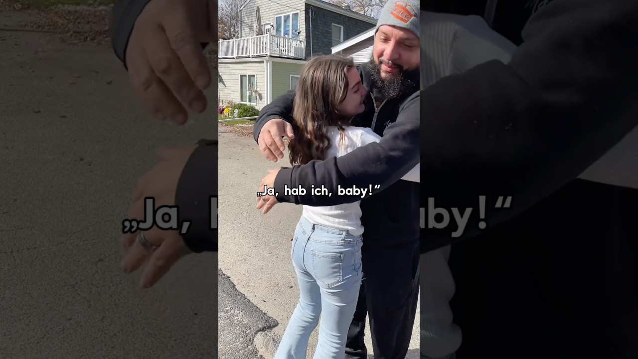 Vater überrascht seine Tochter ❤️