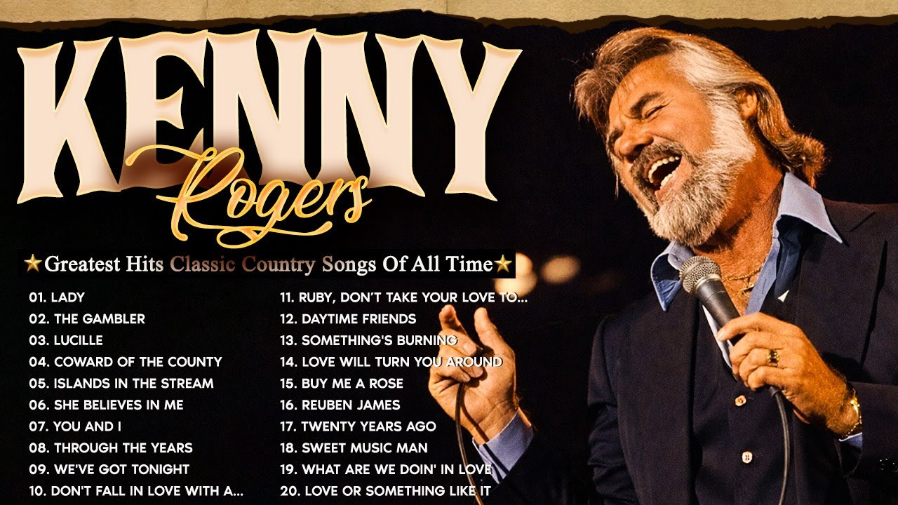 Kenny Rogers Playlist Greatest Hits🔥Best Classic Country Songs of All Time🌵Kenny Rogers #80s Songs