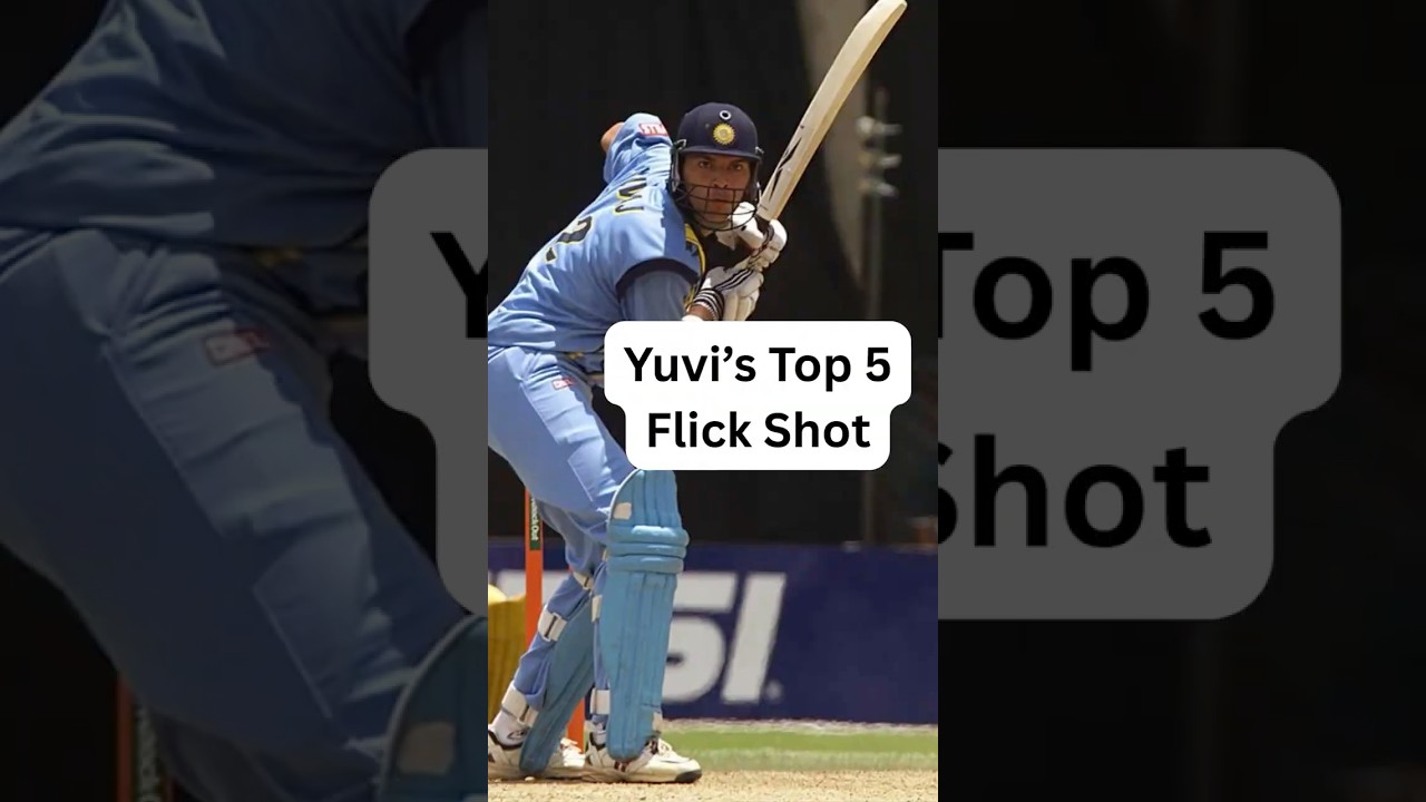 Yuvraj Singh’s Top 5 Stunning Flick Shots! 🔥