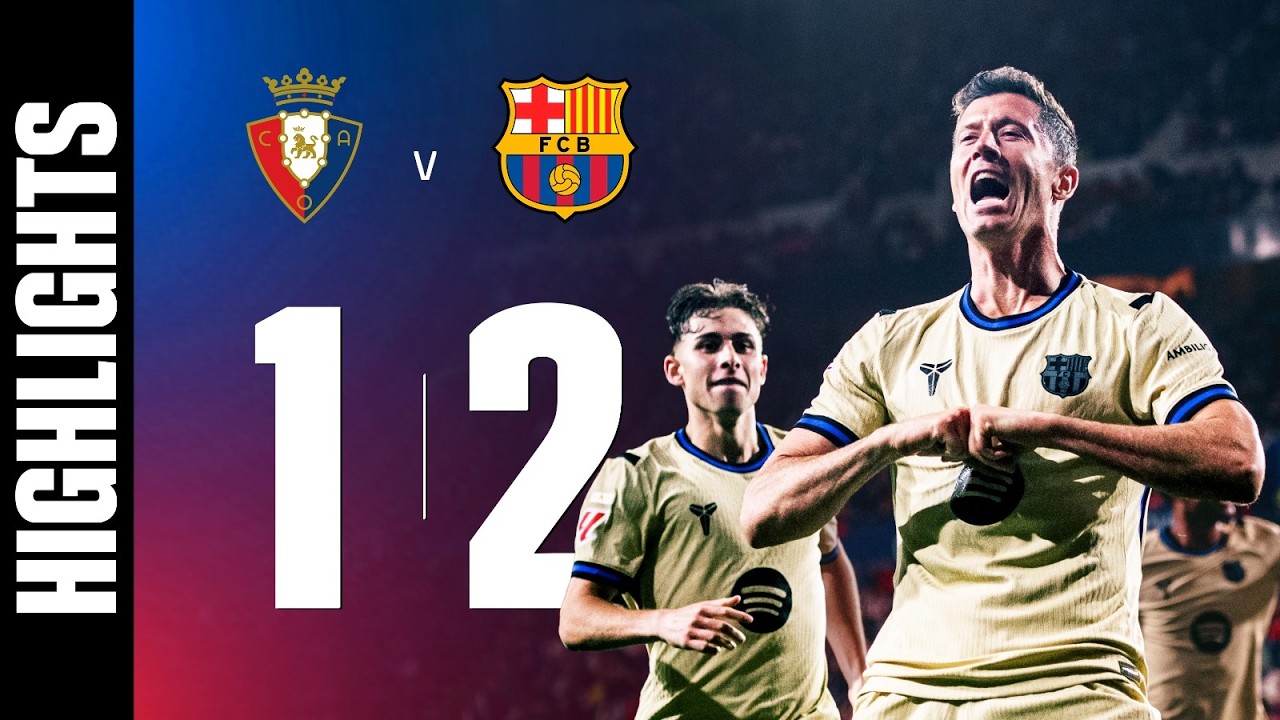 Osasuna 1-2 Barcelona | La Liga 2025/26 MD 34 🏆