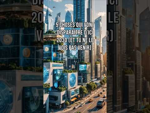 5 choses qui vont disparaître d’ici 2030 (et tu ne le vois pas venir) #futur #shorts  #short #IA