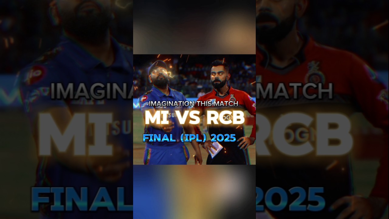 MI vs RCB Final Showdown 🔥