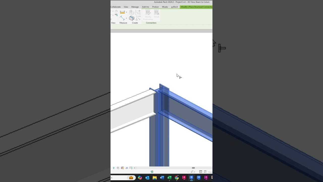 Master Steel Beam-to-Column Connections in Revit ποΈ