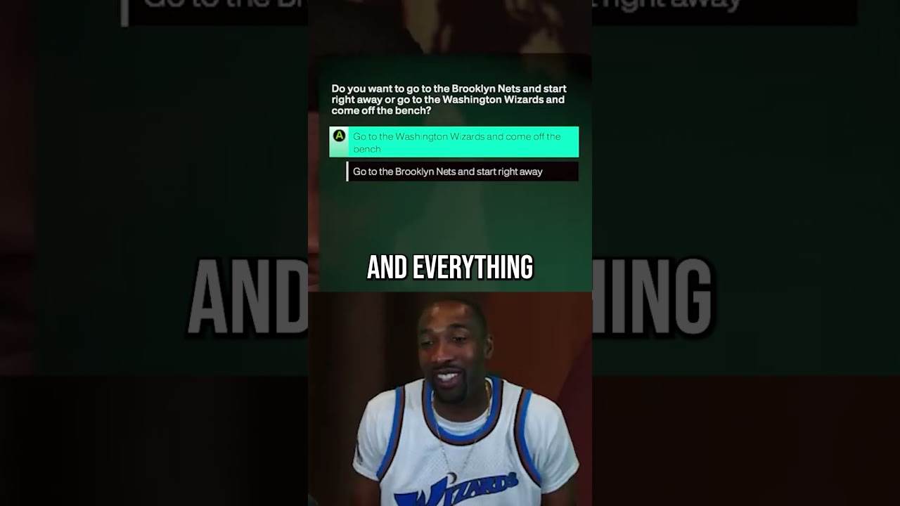 GILBERT ARENAS IS STUCK ON THE BENCH IN NBA 2K26