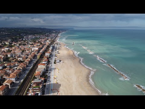 Civitanova Marche - Spiaggia Lungomare Nord (DJI Mavic Mini)