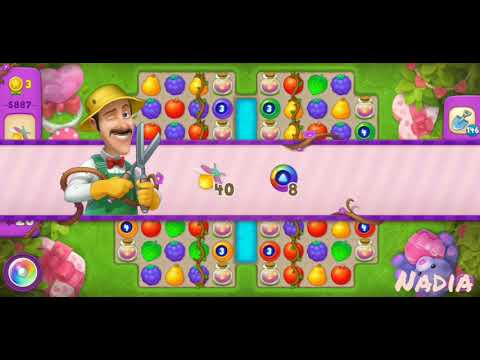 Gardenscapes Level 5887. No Boosters used