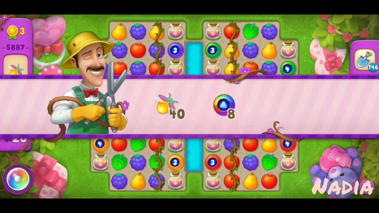 Gardenscapes Level 5887 No Boosters Guide 🌸