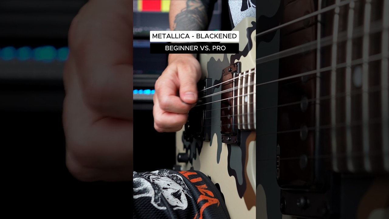 Beginner vs. Pro: Blackened Guitar 🎸