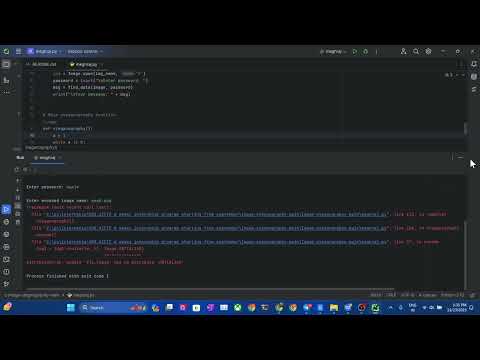 Image Steganography using LSB method