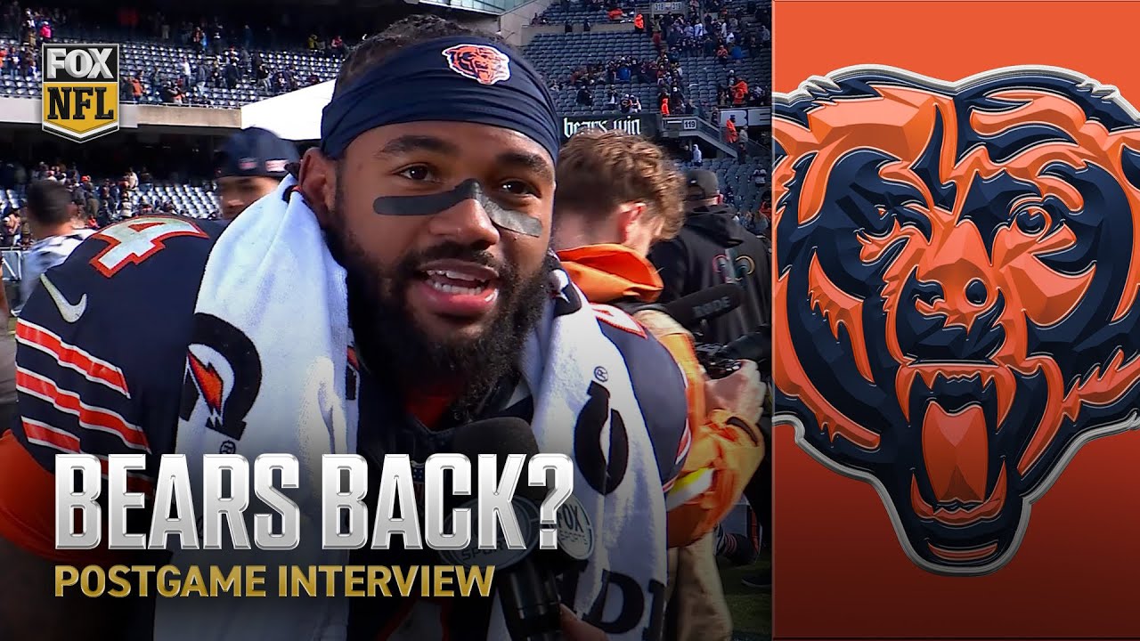 D'Andre Swift Celebrates Bears' 4th Straight Win & Strong Run Game ๐
