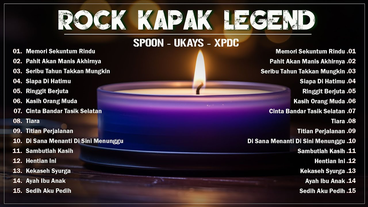 Rock Kapak Legend: 20 Best Malaysian Slow Rock 80s-90s 🎸