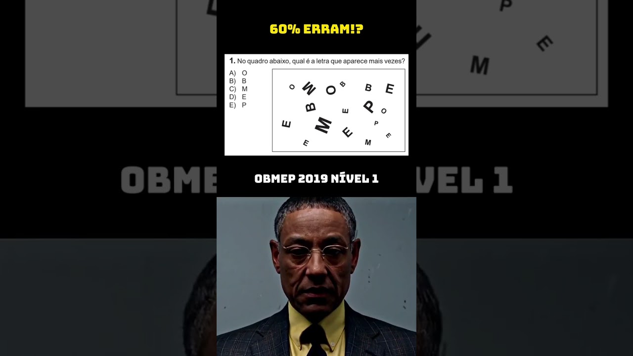 OBMEP 2019 Nível 1: Questão 01 - Desafie suas habilidades de Matemática! ✏️